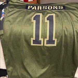 NFL Dallas Parsons Salute to Service On Field Jersey